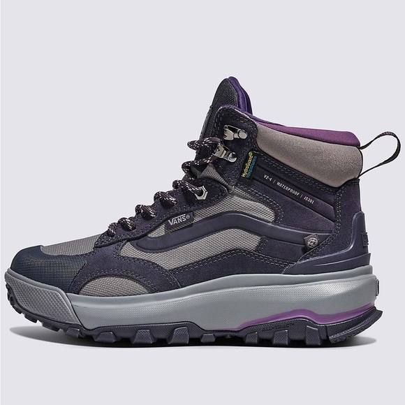 Vans MTE Crestline Waterproof Dark Grey Purple Men's 8 / Women’s 9.5 NWT - Picture 2 of 6